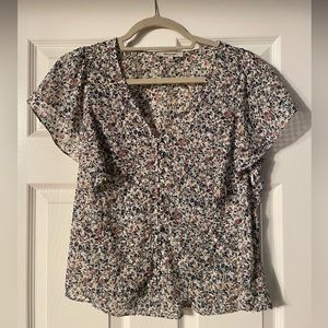 Madewell floral blouse. Lightly worn.